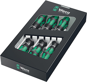 N25868: Serie di giraviti a testa sferica per viti con impronta esagonale; WERA