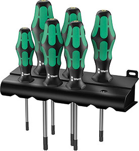 N25898: Serie di giraviti per viti di sicurezza con impronta Torx® Tamper Resistant®; WERA