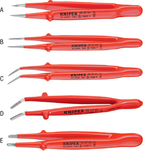 N30507: Pinzette di precisione isolate; KNIPEX