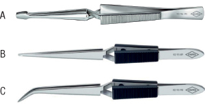 N30815: Pinzette a molla con becchi autoserranti; KNIPEX