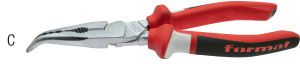 N35095: Pinze a becchi mezzitondi piegati con taglienti; FORMAT