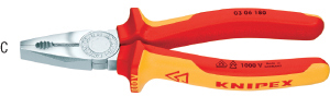 N35154: Pinze universali VDE; KNIPEX