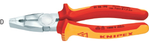 N35157: Pinze universali VDE; KNIPEX