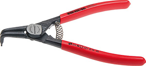 N35205: Pinze a becchi piegati per anelli elastici di sicurezza per esterni; FORMAT