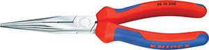 N35242: Pinze a becchi mezzitondi lunghi; KNIPEX