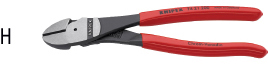 N35313: Tronchesi a taglienti diagonali a grande effetto; KNIPEX