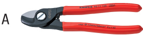 N35379: Tagliacavi per cavi di rame e alluminio; KNIPEX
