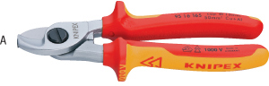 N35381: Tagliacavi per cavi di rame e alluminio VDE; KNIPEX