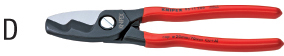 N35383: Tagliacavi per cavi di rame e alluminio; KNIPEX