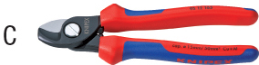N35384: Tagliacavi per cavi di rame e alluminio; KNIPEX