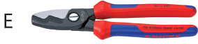 N35384: Tagliacavi per cavi di rame e alluminio; KNIPEX