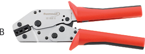 N35405: Pinze crimpatrici a cremagliera per terminali a bussola; FORMAT