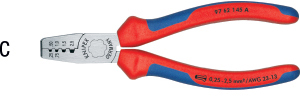 N35506: Pinze crimpatrici per terminali a bussola; KNIPEX