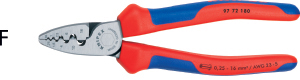 N35507: Pinze crimpatrici per terminali a bussola; KNIPEX