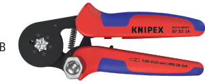 N35512: Pinze crimpatrici a regolazione automatica per terminali a bussola; KNIPEX