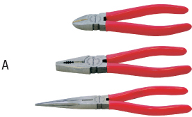 N35537: Assortimenti di pinze e tronchesi; FORMAT