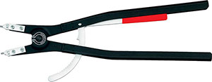 N35621: Pinze a becchi diritti per anelli elastici di sicurezza per esterni; KNIPEX