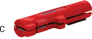 N35910: Sguainacavi con semigusci richiudibili; KNIPEX