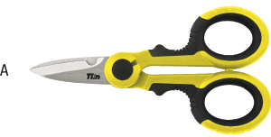 N39010: Forbici per elettricisti con lame microdentate; TKN