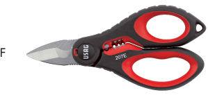 N40080: Forbici per elettricisti con lame microdentate; USAG
