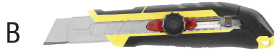 N40720: Cutter con lama a spezzare da 25 mm; STANLEY