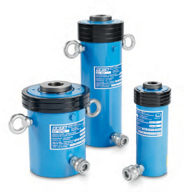 P10170: Cilindri idraulici a semplice effetto con pistone forato; OMCN