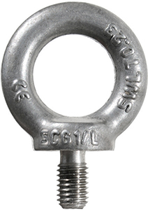 P10625: Golfari di sollevamento maschio in acciaio inox; CARCANO