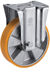 P30730: Ruote in poliuretano "TR" con nucleo in alluminio; TELLURE ROTA