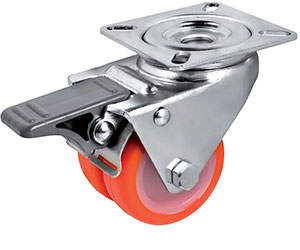 P30895: Ruote in poliuretano termoplastico con nucleo in poliammide 6; TELLURE ROTA