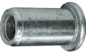 P40080: Inserti filettati cilindrici a fondo aperto in acciaio zincato; RIVIT