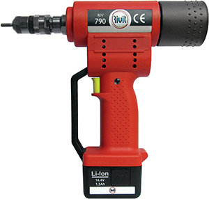 P40115: Rivettatrice a batteria per inserti filettati; RIVIT