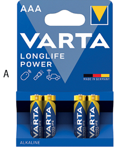 P90041: Batterie alcaline LongLife Power; VARTA