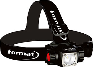 P90247: Torcia frontale a LED; FORMAT