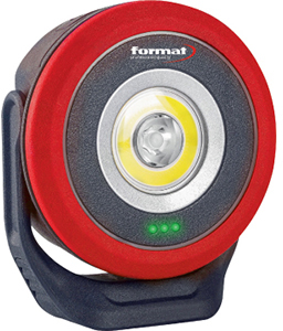 P90350: Torcia ricaricabile a LED con stazione di ricarica wireless; FORMAT