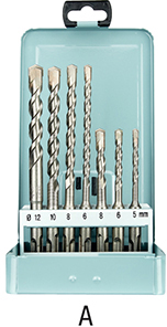 R15253: Serie di punte con attacco SDS Plus; FORMAT