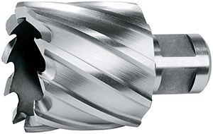 R50250: Fresa a corona in HSS-E serie corta con attacco Weldon 19; FORMAT