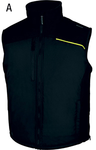 S02470: Gilet con fodera in pile; DELTAPLUS