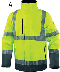 S07210: Parka ad alta visibilità; DELTAPLUS
