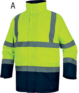 S07220: Parka impermeabili alta visibilità; DELTAPLUS