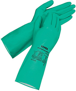 S10111: Guanti per protezione chimica in nitrile; UVEX