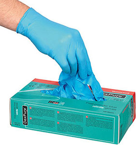 S10175: Guanti monouso in nitrile blu; HONEYWELL