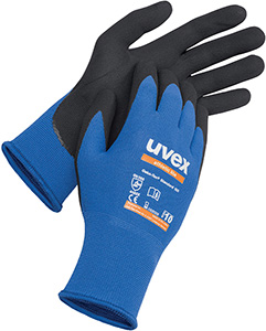 S10523: Guanti in maglia spalmati in microschiuma di nitrile; UVEX