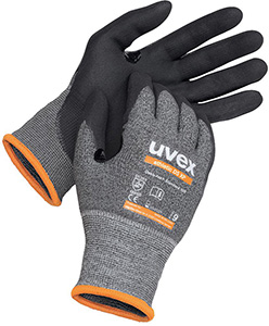 S10527: Guanti in maglia spalmati in microschiuma di nitrile; UVEX