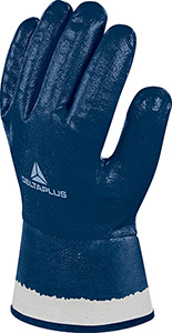 S10571: Guanti in cotone interamente rivestiti in nitrile blu; DELTAPLUS