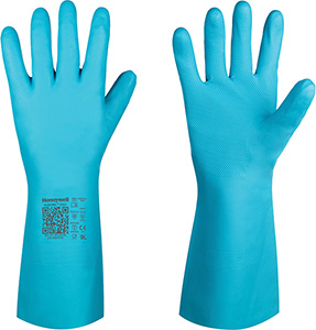 S10581: Guanti per protezione chimica in nitrile; HONEYWELL
