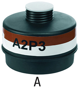 S20195: Filtri in plastica RD 40 per maschere pieno facciale; NORTH