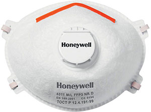 S20225: Facciale filtrante con protezione FFP3 NR D con valvola; NORTH