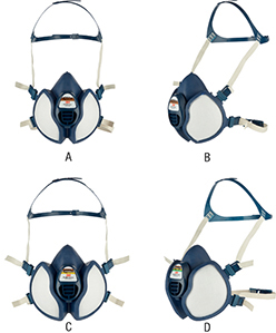 S20490: Semimaschere senza manutenzione; 3M