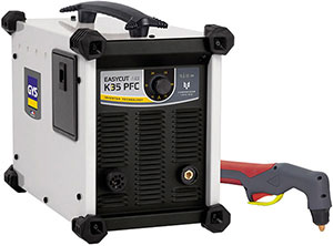 T55515: Inverter per taglio al plasma con compressore interno mod. K35 PFC; GYS