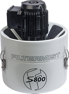 U03100: Unità filtranti centrifughe per fumi e nebbie d'olio; FILTERMIST